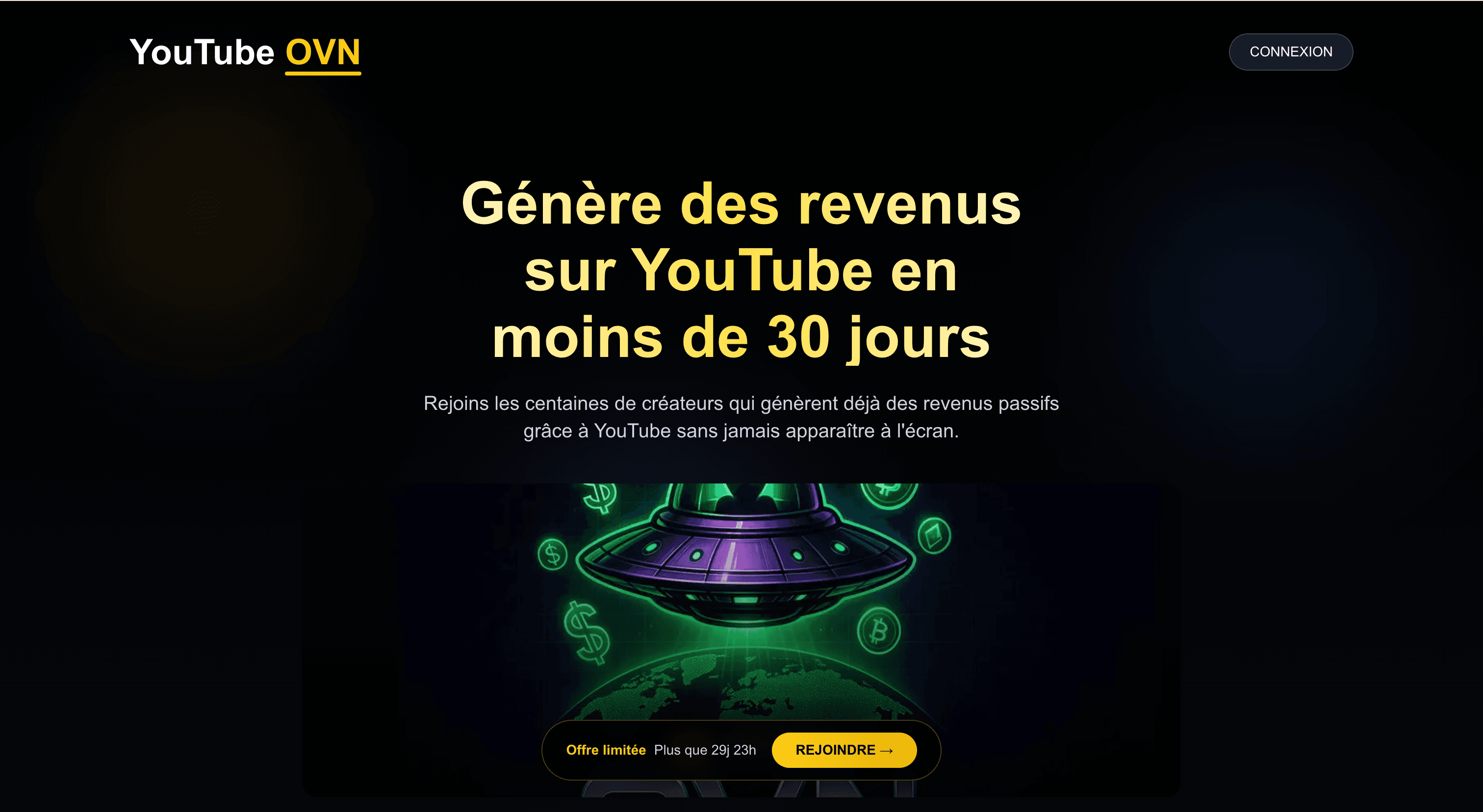 YouTube-OVN Landing App